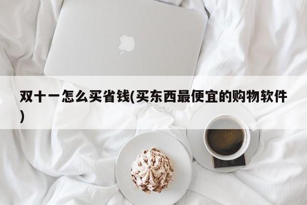 双十一怎么买省钱(买东西最便宜的购物软件)