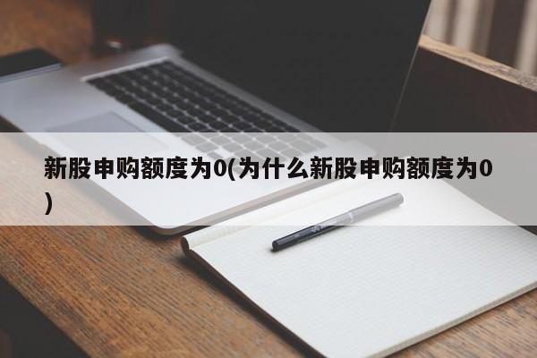 新股申购额度为0(为什么新股申购额度为0)