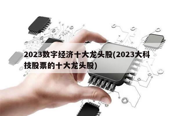 2023数字经济十大龙头股(2023大科技股票的十大龙头股)