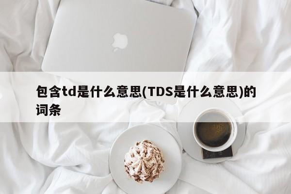 包含td是什么意思(TDS是什么意思)的词条